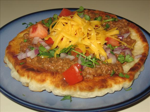 Amy's Favorite Indian Fry Bread Tacos. Photo by Charmie777