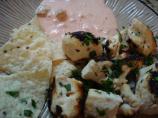 Grilled Margarita Chicken Bites With Salsa-Sour Cream Dip