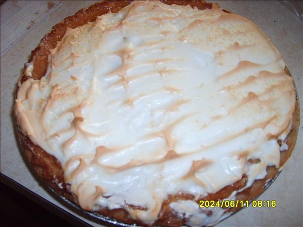 Cantaloupe Pie Ala Texas and Pacific. Photo by crazycookinmama