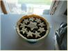 Double Blueberry Cookie Pie. Recipe by Leslie in Texas