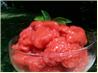 Strawberry Sorbet. Recipe by Studentchef