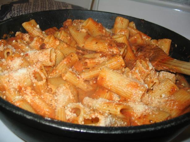 Rigatoni Milano. Photo by Lorrie in Montreal