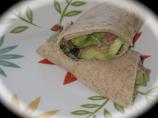Salami and Avocado Sandwich Wrap With Balsamic Mustard Spread
