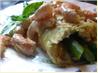 Asparagus Omelet W/Shrimp Hollandaise Sauce (For Andi). Recipe by twissis