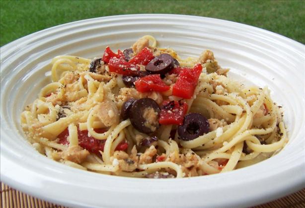 Linguine Tossed With Tuna. Photo by Bobtail