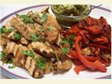 Leftover Chicken or Beef Fajitas With Fresh Guacamole