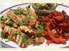 Leftover Chicken or Beef Fajitas With Fresh Guacamole. Recipe by HeatherFeather