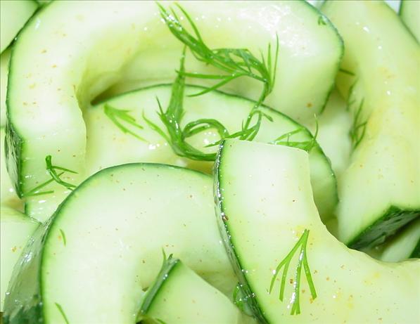 Cucumber-Mustard Salad. Photo by for the love of veggies