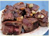 Lamb Chops (Or Cutlets) W/Caramelized Garlic
