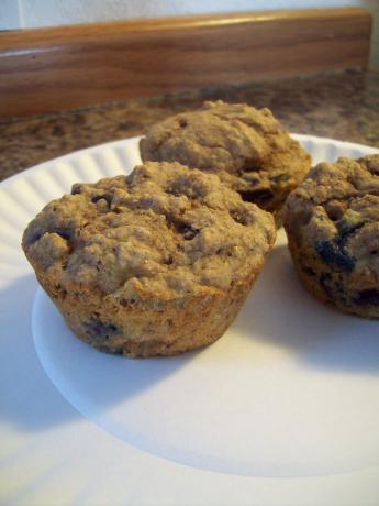 Kittencal's 1-Gram Low Fat Banana-Blueberry Muffins. Photo by Jadelabyrinth