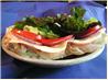 Hot Layered Hero Sandwich. Recipe by Mimi in Maine