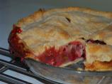 Fresh Rhubarb Pie
