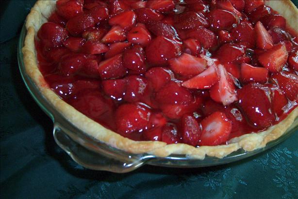 Kittencal's Strawberry-Glazed Pie. Photo by MsSally
