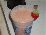 Strawberry Banana Slush Milk Shake