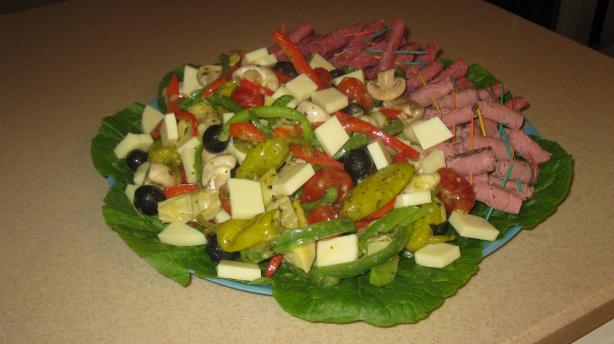 Marinated Antipasto Platter. Photo by Ann Cecile