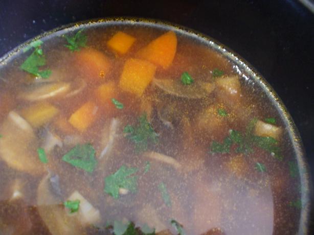 Mushroom Vegetable Soup. Photo by Mami J