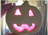 Giant Glowing Pumpkin Cookies