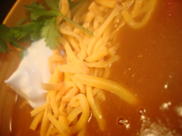 Enchilada Soup. Photo by Vicki in CT