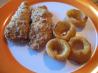 Crispy Parmesan-Ranch Chicken Breasts (Strips or Tenders). Recipe by Kittencalskitchen