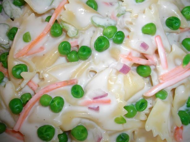 Sweet Pea-Bow Tie Pasta Salad. Photo by Domestic Goddess