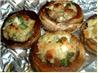 Mushrooms Stuffed With Feta Cheese And Garlic