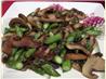 Stir Fried Asparagus With Mushrooms