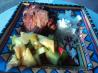 Peanut-Ginger Chicken With Fresh Fruit Salsa. Recipe by Chef PotPie
