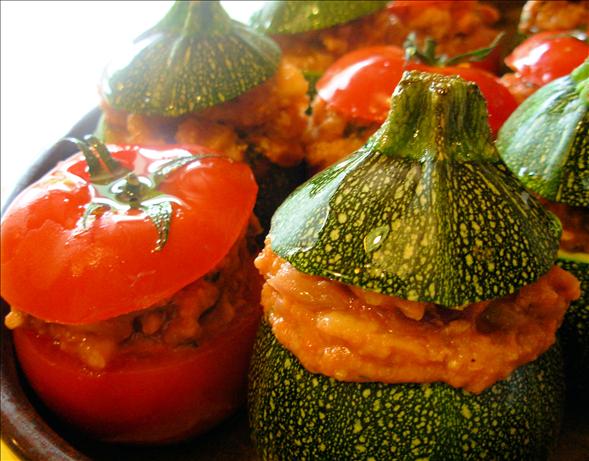 Petits Farcis - Proven&ccedil;e Stuffed Baked Vegetables. Photo by French Tart