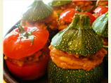Petits Farcis - Proven&ccedil;e Stuffed Baked Vegetables