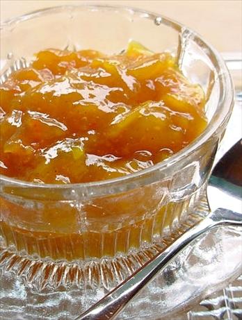 Golden Saffron Pear Chutney. Photo by French Tart