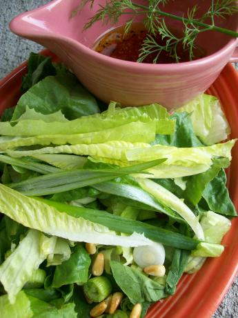 Greek  Farmers Green Salad. Photo by Cookgirl