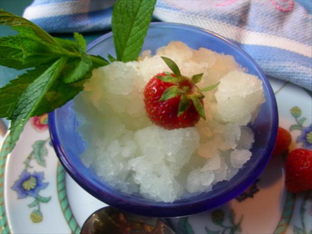 Iced Lemonade (Limon Granizado). Photo by Andi of Longmeadow Farm