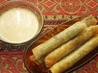 Wild Mushroom Spring Rolls With Chinese Mustard Dipping Sauce. Recipe by cookiedog