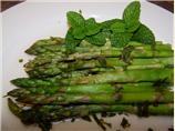 Asparagus With Lemon Mint Sauce