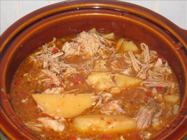 Guajillo Spiced Pork and Potatoes (Puerco Y Papas Al Guajillo). Photo by Heydarl