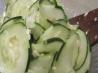 Cucumber Salad With Rice Vinegar Dressing. Recipe by Chef PotPie