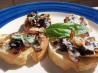 Bruschetta With Caramelized Onion and Fresh Basil. Recipe by Cookgirl