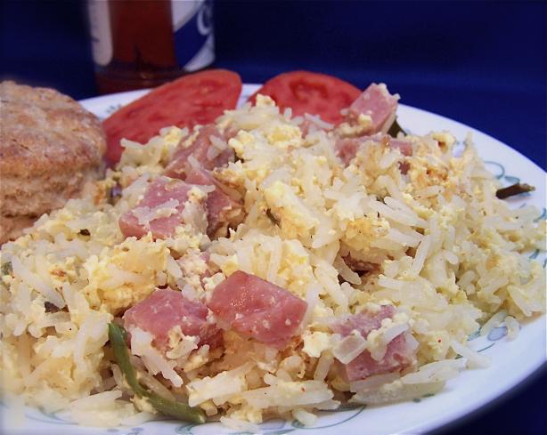 Ham and Egg Jambalaya. Photo by PaulaG