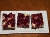 Black Forest Cheesecake Bars. Recipe by Angela Dawn
