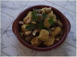 Chicken and Mushrooms in a Nutty Sauce