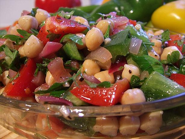 Spicy Garbanzo Salad. Photo by Zurie