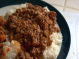 Ground Beef Curry (Kima Curry). Photo by MC Baker