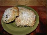 Kittencal's Jumbo Bakery Shop Blueberry Sour Cream Scones. Photo by BakingGuru