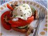 Poached Eggs on Roasted Veggies. Recipe by Abby Girl