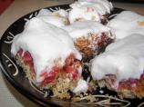Chewy Coconut Cherry Bars