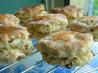 Traditional English Tea Time Scones With Jam and Cream