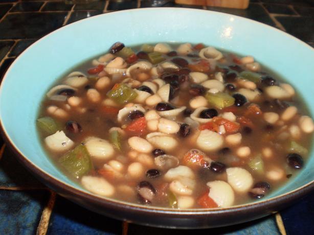 Cajun  Bean and Pasta Stew. Photo by breezermom