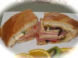 Muffuletta Olive Salad & Sandwich Recipe