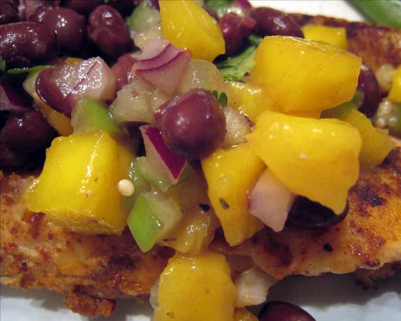 Mango Black Bean Salsa. Photo by yogiclarebear