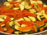 Sauteed Zucchini and Roasted Red Peppers